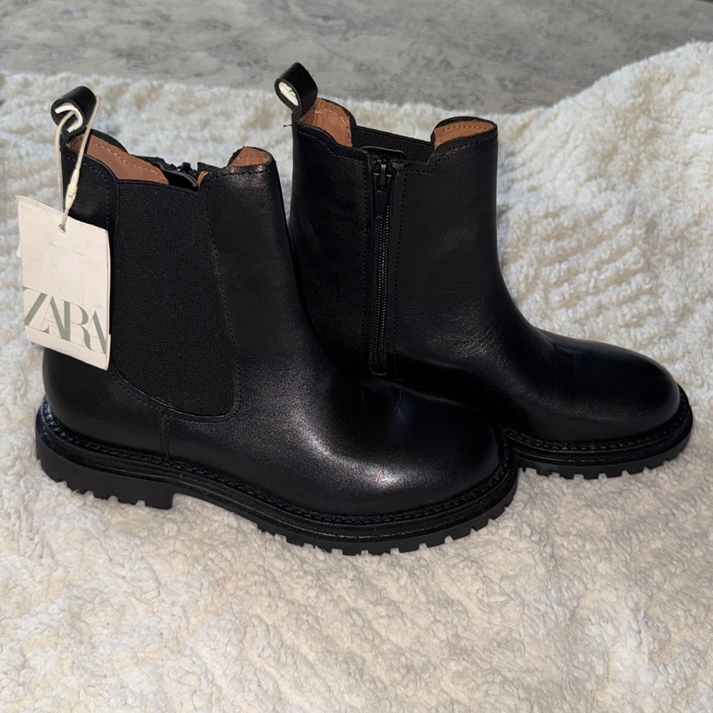 Zara Girls black boots
